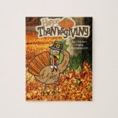 Happy Thanksgiving Day Jigzaag Puzzle Legpuzzel (Verticaal)