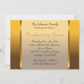 Happy Thanksgiving Day Kaart (Achterkant)