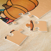 Happy Thanksgiving Day Kinderen Legpuzzel (Zijkant)
