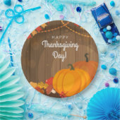 Happy Thanksgiving Day Papieren Bordje (Feest)