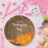 Happy Thanksgiving Day Papieren Bordje (Feest)