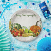 Happy Thanksgiving day Papieren Bordje (Feest)