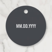 Happy Thanksgiving Day Pumpkin Flowers Favoriete T Bedankjes Labels (Achterkant)