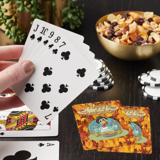 Happy Thanksgiving Day-speelkaart Pokerkaarten (Insitu)