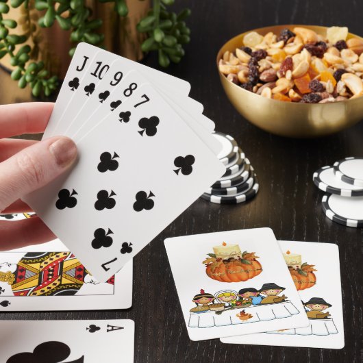 Happy Thanksgiving Day-speelkaart Pokerkaarten (Insitu)