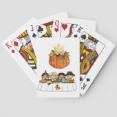 Happy Thanksgiving Day-speelkaart Pokerkaarten (Achterkant)