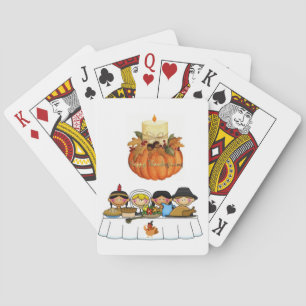 Happy Thanksgiving Day-speelkaart Pokerkaarten