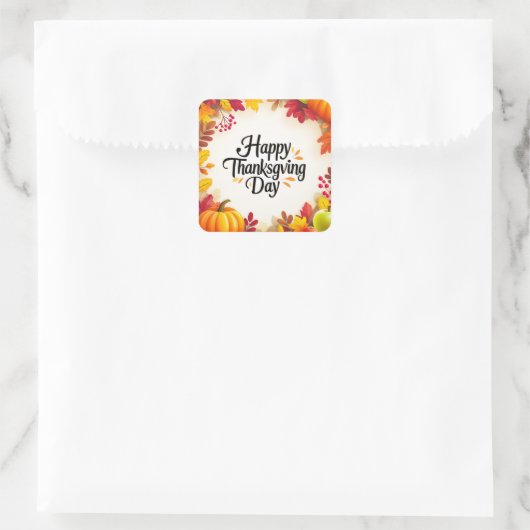 Happy Thanksgiving Day Sticker (Tas)