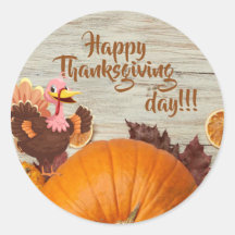 Happy Thanksgiving Day Sticker