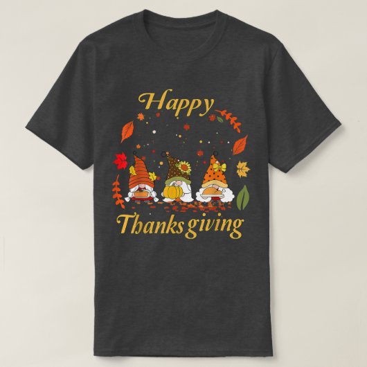 Happy Thanksgiving Day Thanksgiving Holiday Thanks T-shirt (Design voorkant)