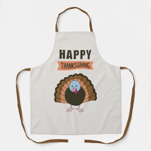 Happy Thanksgiving Day Turkey Grateful Holiday Schort (Voorkant)