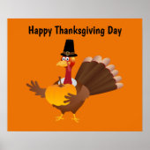 Happy Thanksgiving Day Turkije Poster (Voorkant)