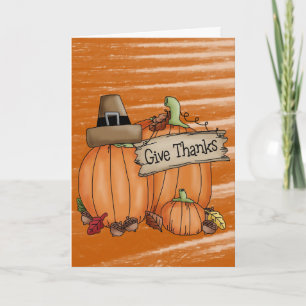 Happy Thanksgiving Day Wenskaart Feestdagen Kaart