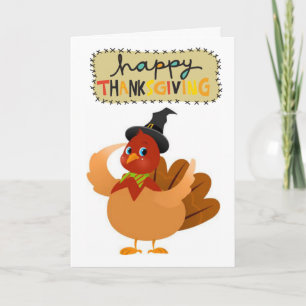 Happy Thanksgiving Day Wenskaart Feestdagen Kaart