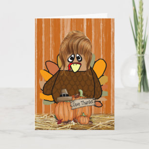 Happy Thanksgiving Day Wenskaart Feestdagen Kaart