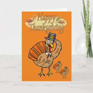 Happy Thanksgiving Day Wenskaart Feestdagen Kaart
