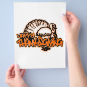 HAPPY THANKSGIVING DESIGN FLYER (Hand)
