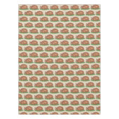 Happy Thanksgiving-dinetinefdruk op Turkije Dag Tafelkleed (Voorkant)