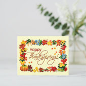 HAPPY THANKSGIVING DOOR SHARON SHARPE FEESTDAGENKAART (Staand voorkant)