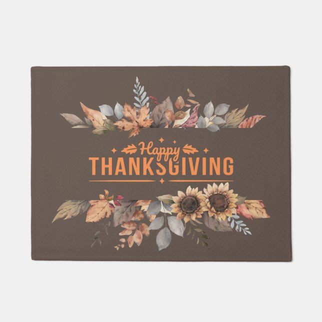 Happy Thanksgiving Doormat Deurmat (Voorkant)