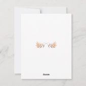 Happy Thanksgiving Elegant Script Fotocollage Feestdagenkaart (Achterkant)