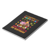Happy Thanksgiving en het is mijn verjaardag Notitieblok (Linkerzijde)