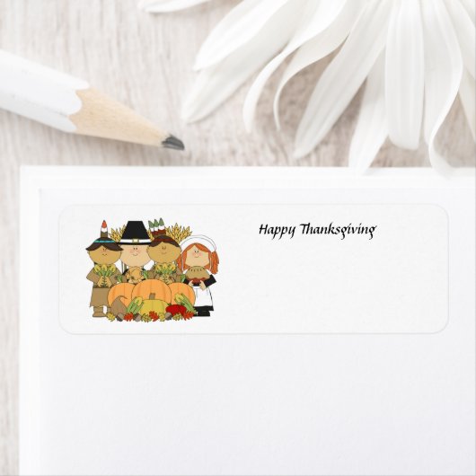 Happy Thanksgiving Etiket (Insitu)