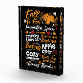 Happy Thanksgiving Fall Is For Pumpkin Spice Fotoblokken (Rechts)