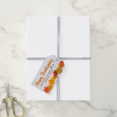 Happy Thanksgiving Fall verlaat aangepaste zaken Cadeaulabel (Met Touw)