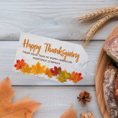 Happy Thanksgiving Fall verlaat aangepaste zaken Cadeaulabel