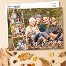 Happy Thanksgiving Family 4 van het Borstelschrift
