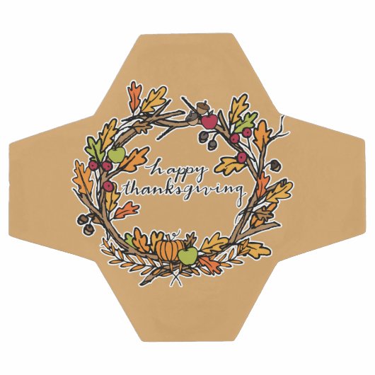 Happy Thanksgiving Family Voetbal (Enkel)