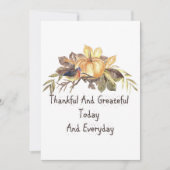 Happy Thanksgiving-feestdag Hartelijk dank Bedankkaart (Voorkant)