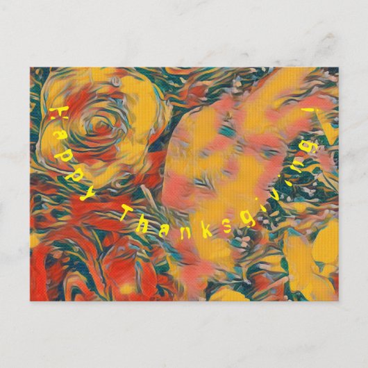 Happy Thanksgiving! Feestdagen briefkaart (Voorkant)