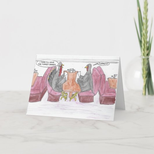 Happy Thanksgiving Feestdagen Kaart (Voorkant)