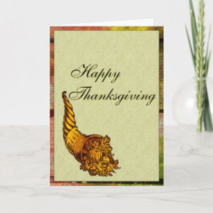 Happy Thanksgiving Feestdagen Kaart