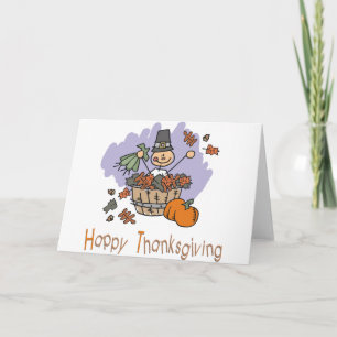 Happy Thanksgiving Feestdagen Kaart
