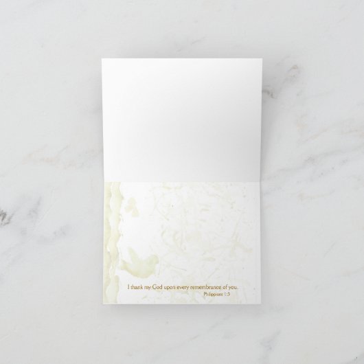 Happy Thanksgiving Feestdagen Kaart (Binnen)