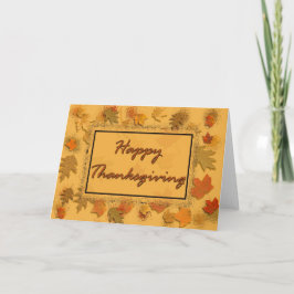 Happy Thanksgiving Feestdagen Kaart