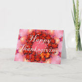 Happy Thanksgiving Feestdagen Kaart (Voorkant)