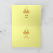 Happy Thanksgiving Feestdagen Kaart (Binnen)