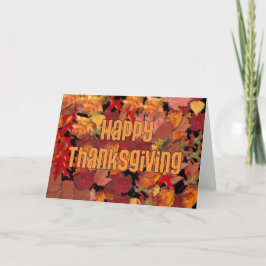 Happy Thanksgiving Feestdagen Kaart