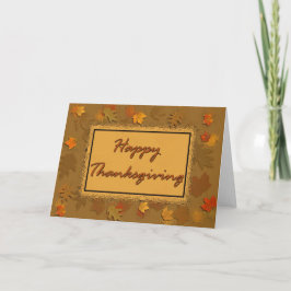 Happy Thanksgiving Feestdagen Kaart