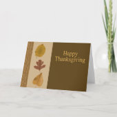 Happy Thanksgiving Feestdagen Kaart (Voorkant)