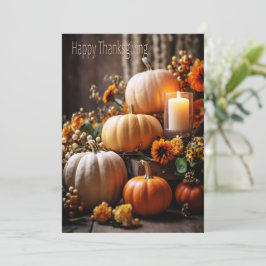 Happy Thanksgiving Feestdagenkaart