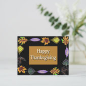Happy Thanksgiving Feestdagenkaart (Staand voorkant)