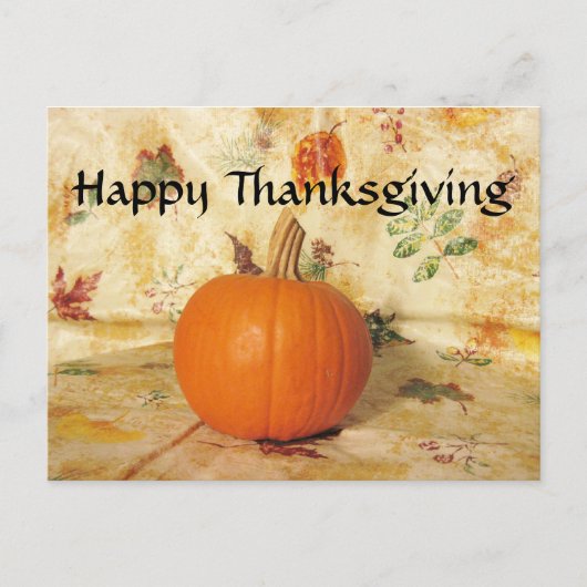 Happy Thanksgiving Feestdagenkaart (Voorkant)