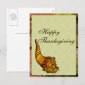 Happy Thanksgiving Feestdagenkaart (Voorkant / Achterkant)