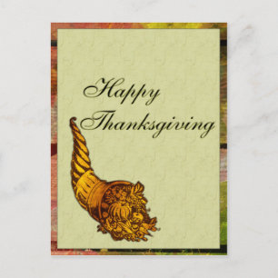 Happy Thanksgiving Feestdagenkaart