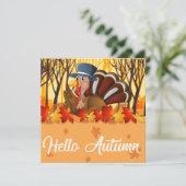 Happy Thanksgiving Feestdagenkaart (Staand voorkant)